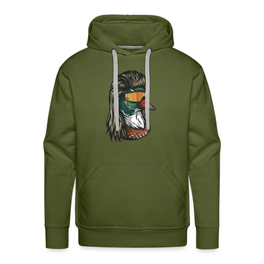 Duck Mullet Premium Hoodie - olive green