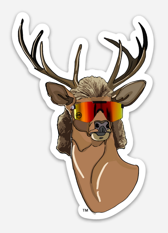 Deer Mullet Sticker