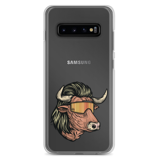 Bull Mullet Samsung Case - Clear