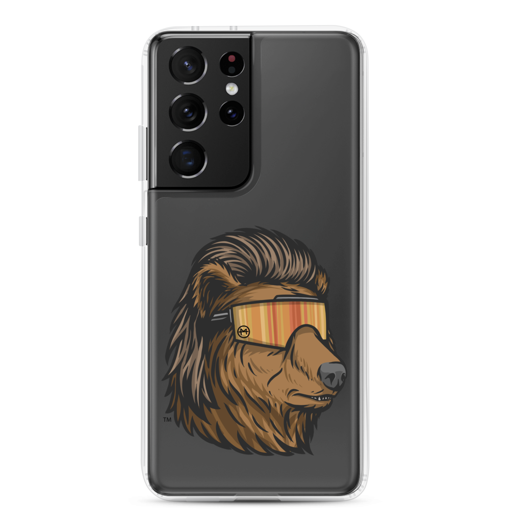 Bear Mullet Samsung Case - Clear