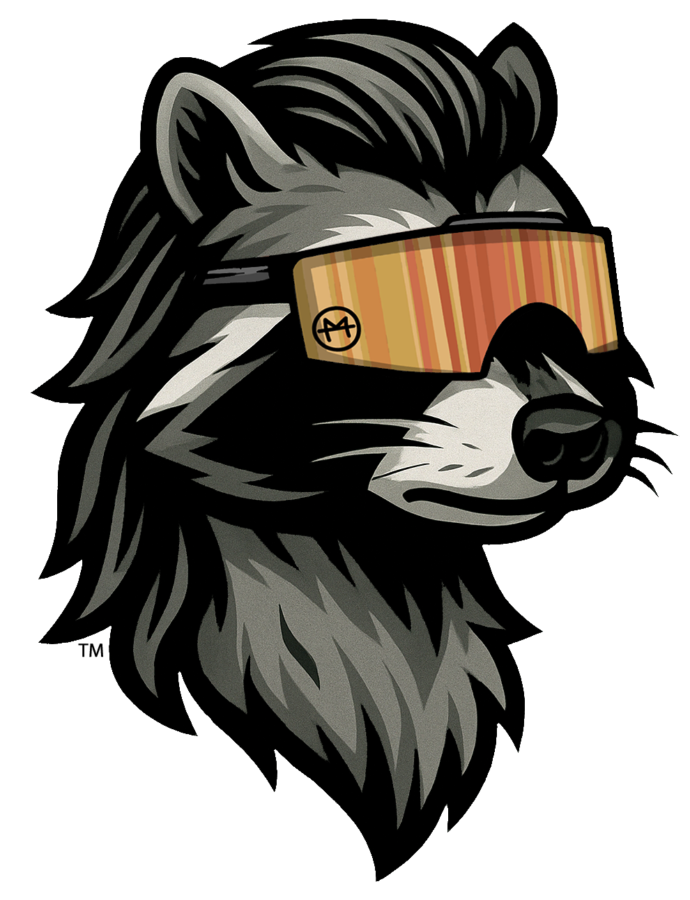 Racoon Mullet Sticker