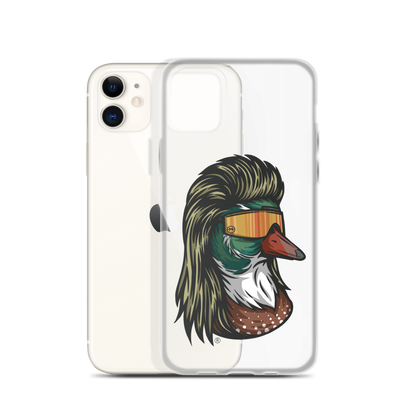 Duck Mullet iPhone Case - Clear