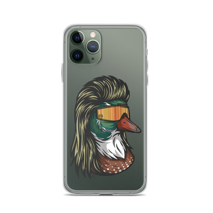 Duck Mullet iPhone Case - Clear