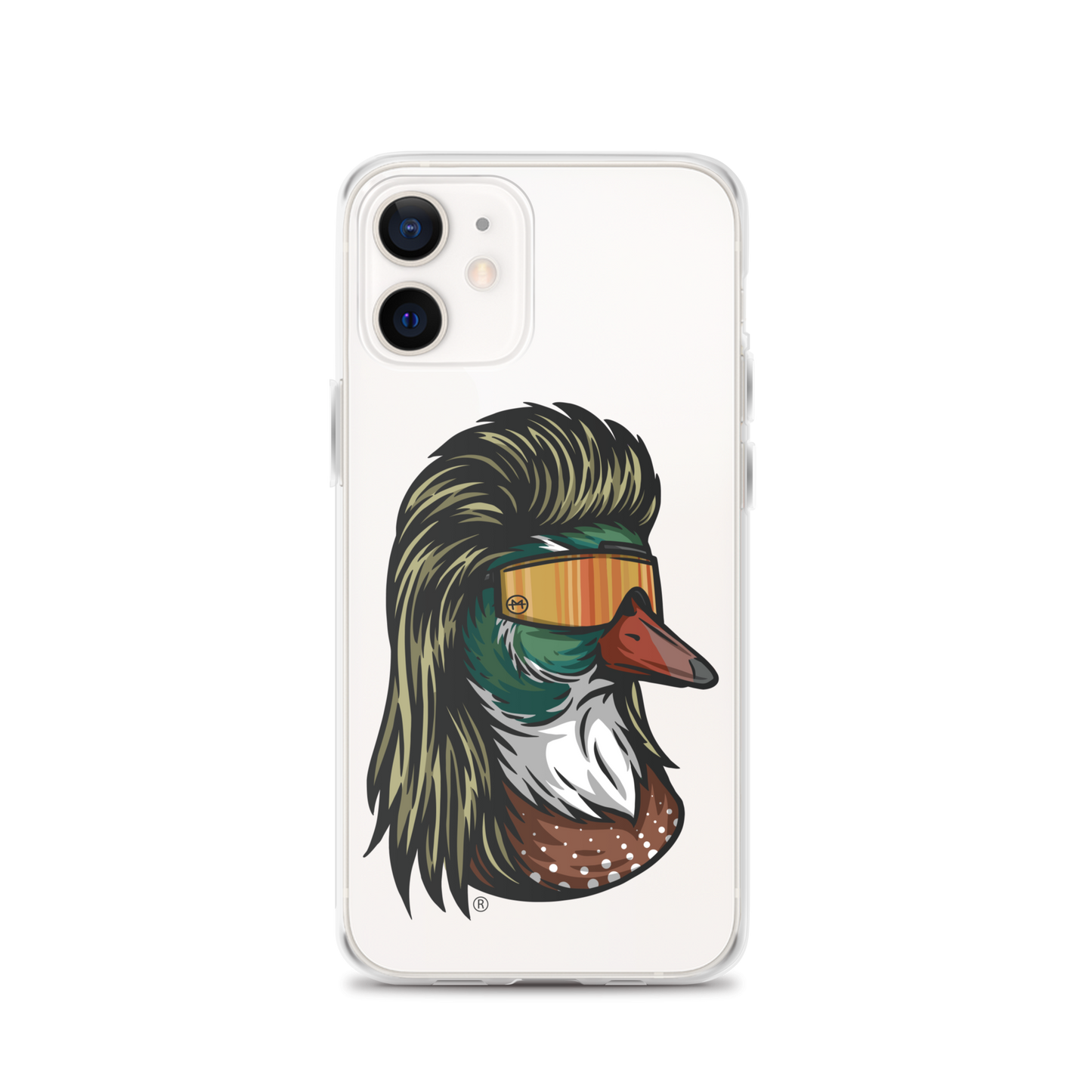 Duck Mullet iPhone Case - Clear