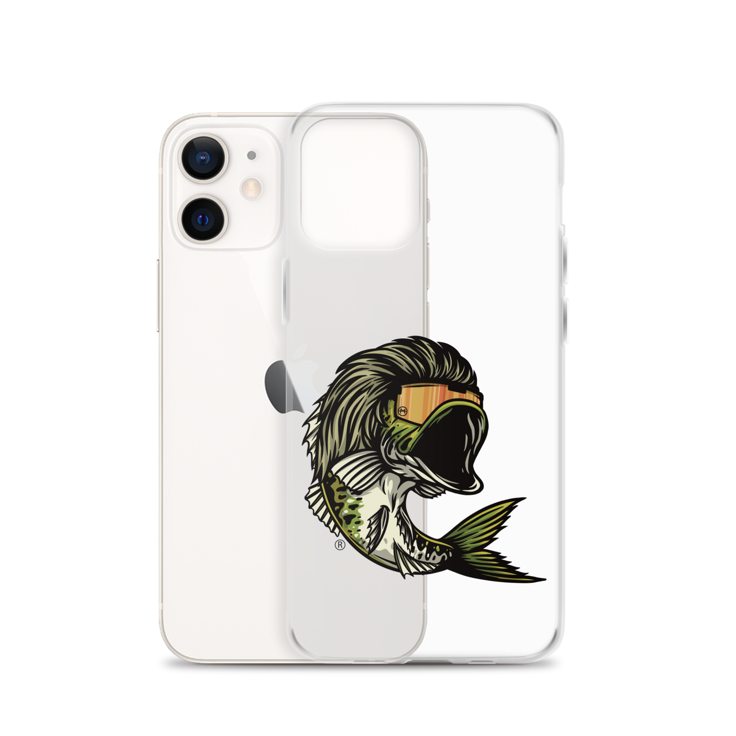 Bass Mullet iPhone Case - Clear