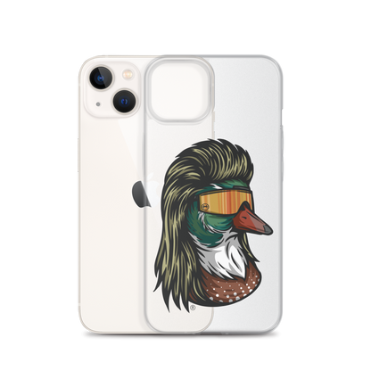Duck Mullet iPhone Case - Clear