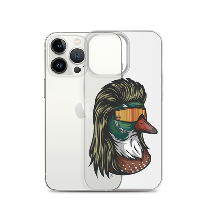 Duck Mullet iPhone Case - Clear