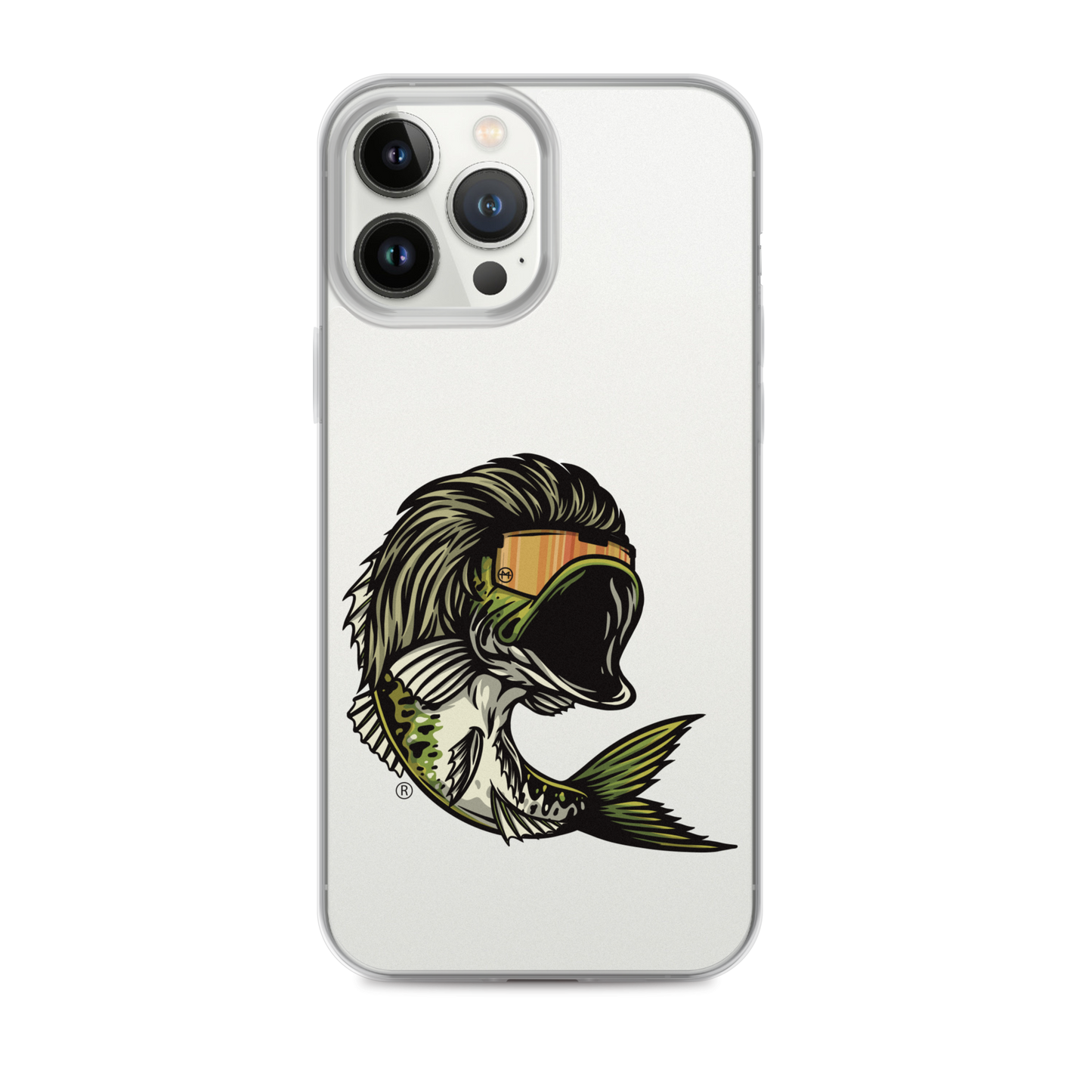 Bass Mullet iPhone Case - Clear