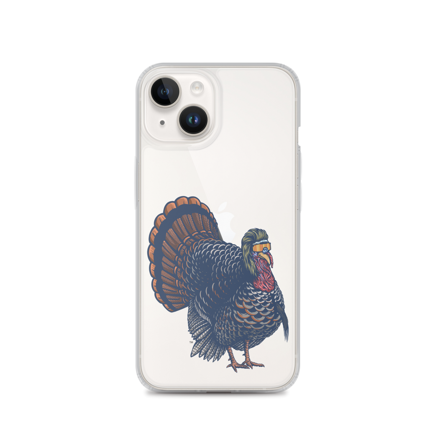 Turkey Mullet iPhone Case - Clear
