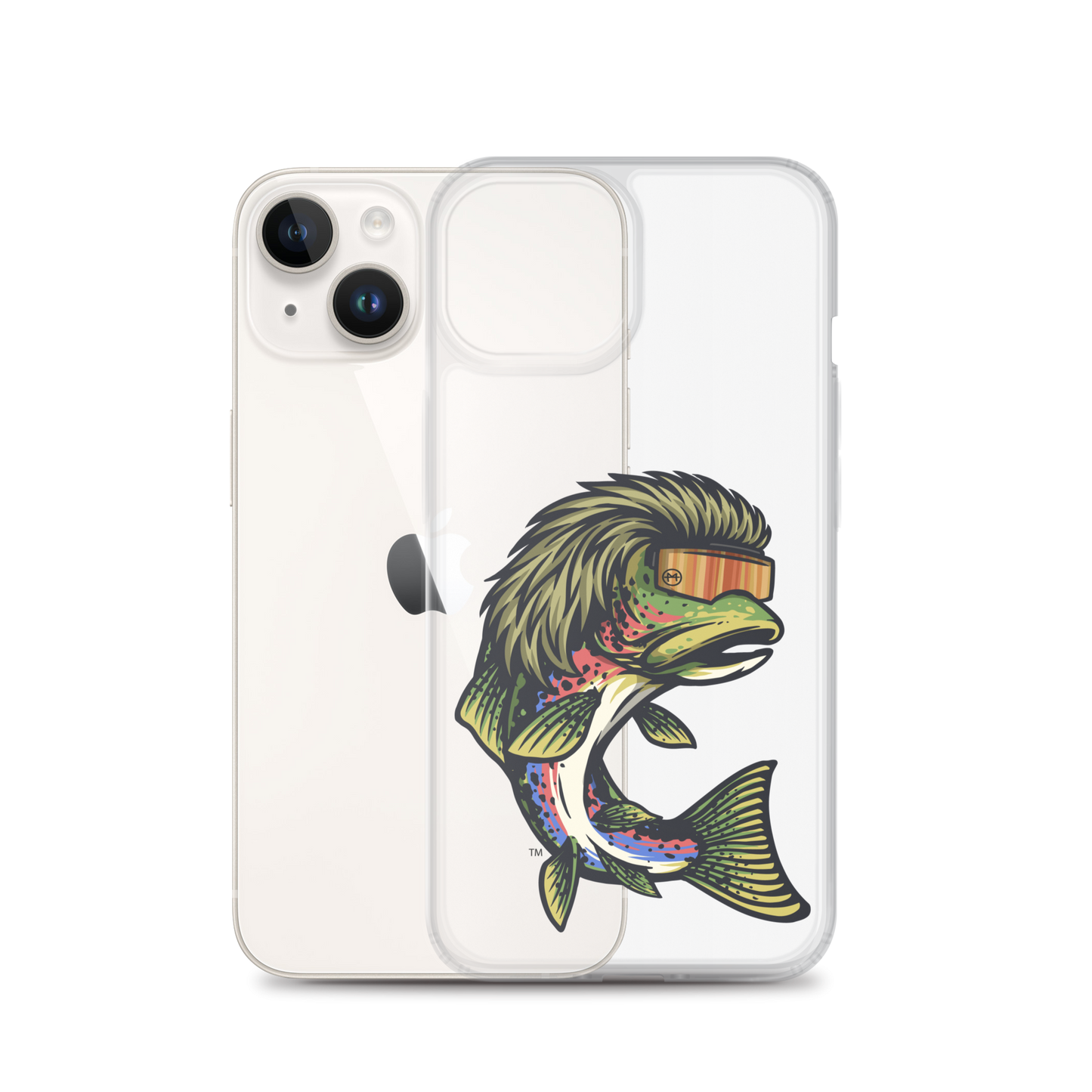Trout Mullet iPhone Case - Clear
