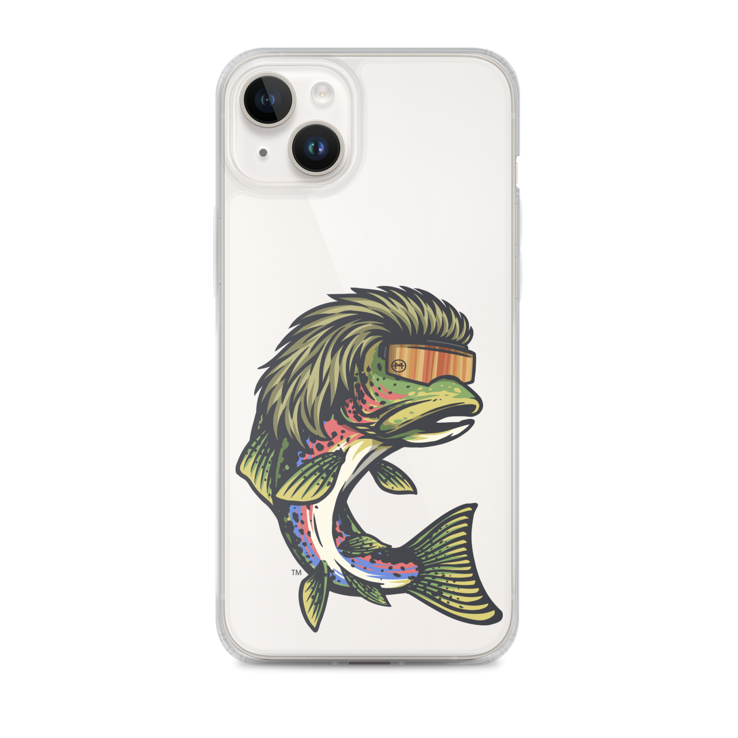 Trout Mullet iPhone Case - Clear