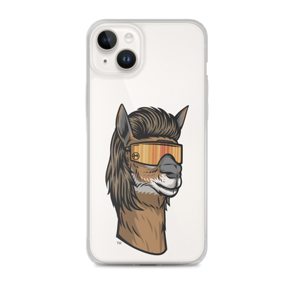 Llama Mullet iPhone Case - Clear