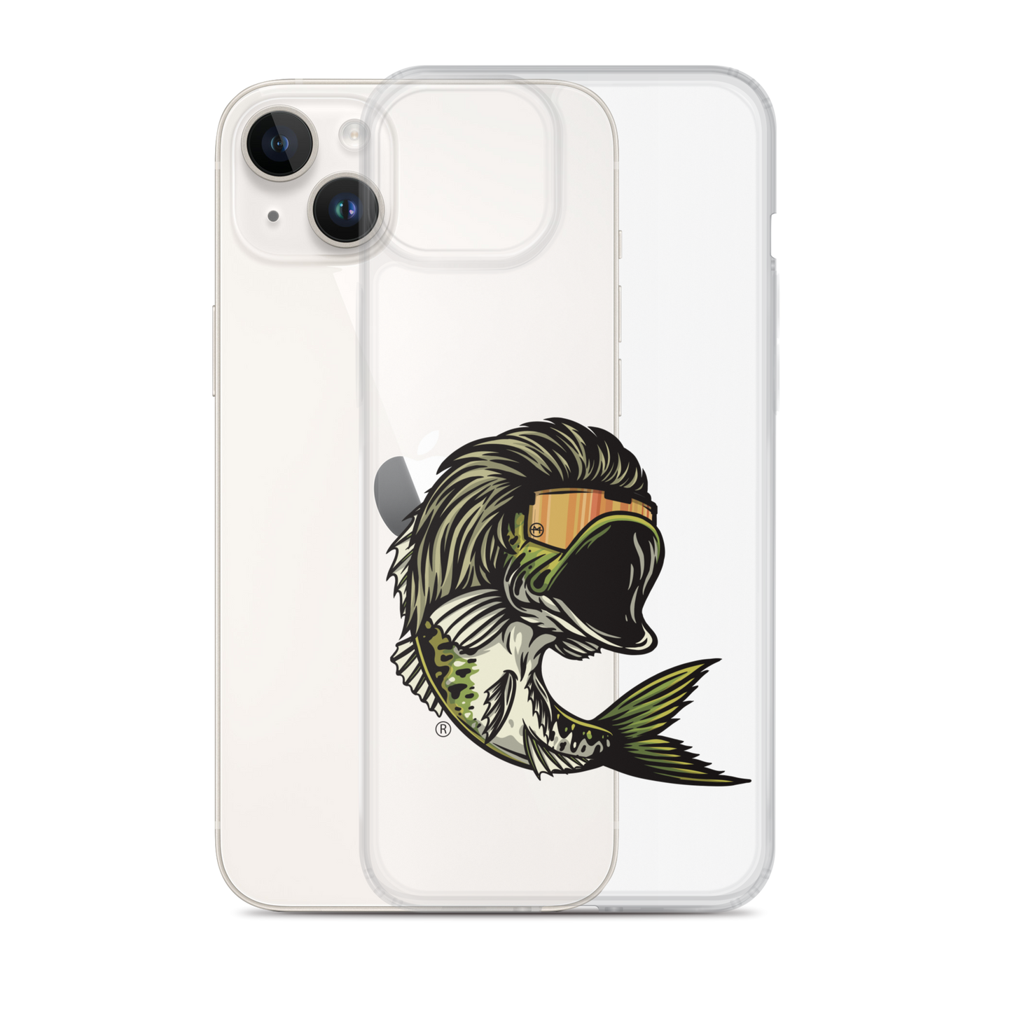 Bass Mullet iPhone Case - Clear