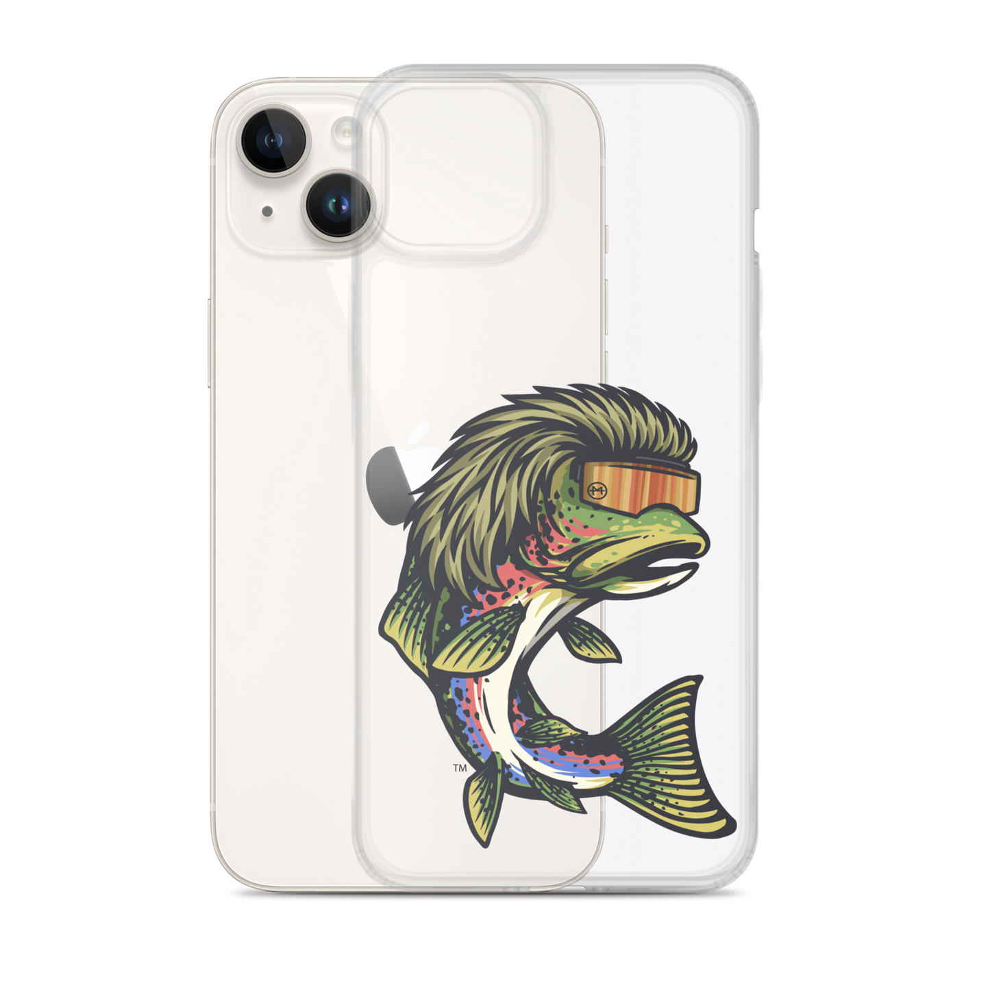 Trout Mullet iPhone Case - Clear