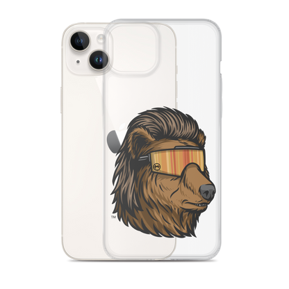 Bear Mullet iPhone Case - Clear