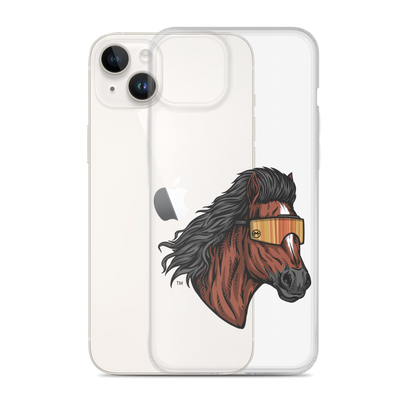 Horse Mullet iPhone Case - Clear