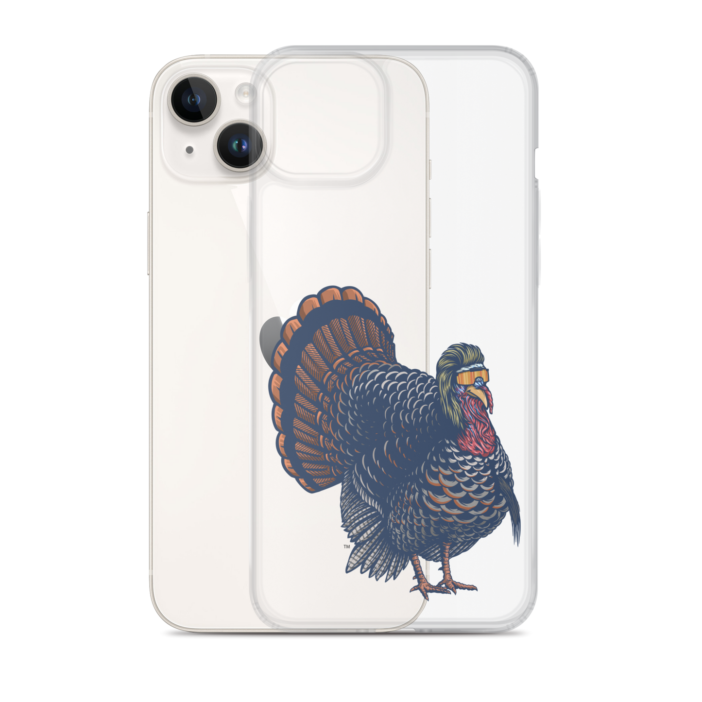 Turkey Mullet iPhone Case - Clear