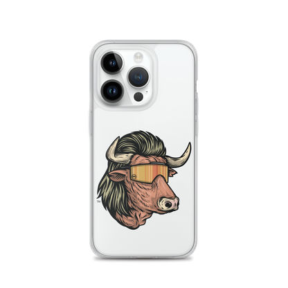 Bull Mullet iPhone Case - Clear