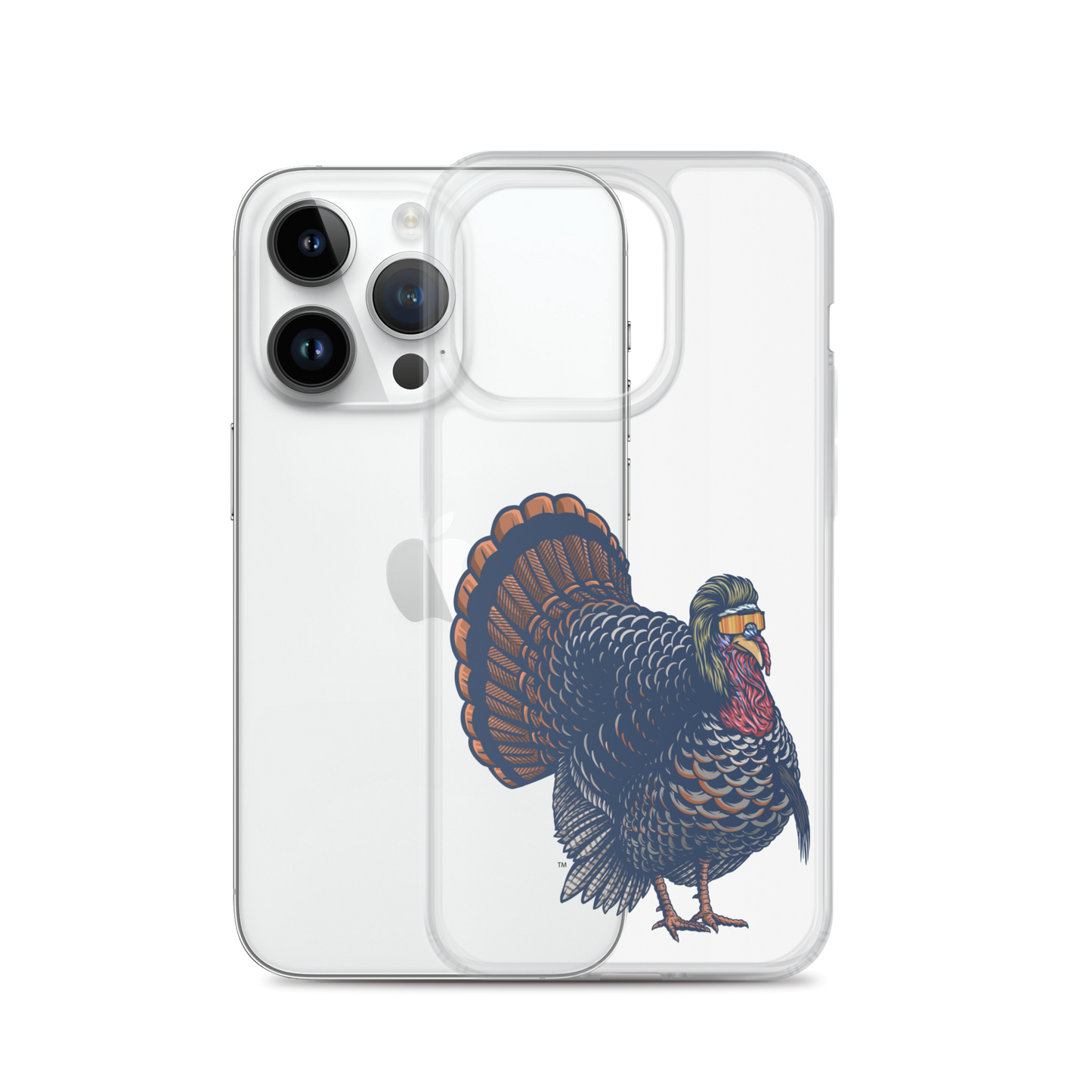 Turkey Mullet iPhone Case - Clear