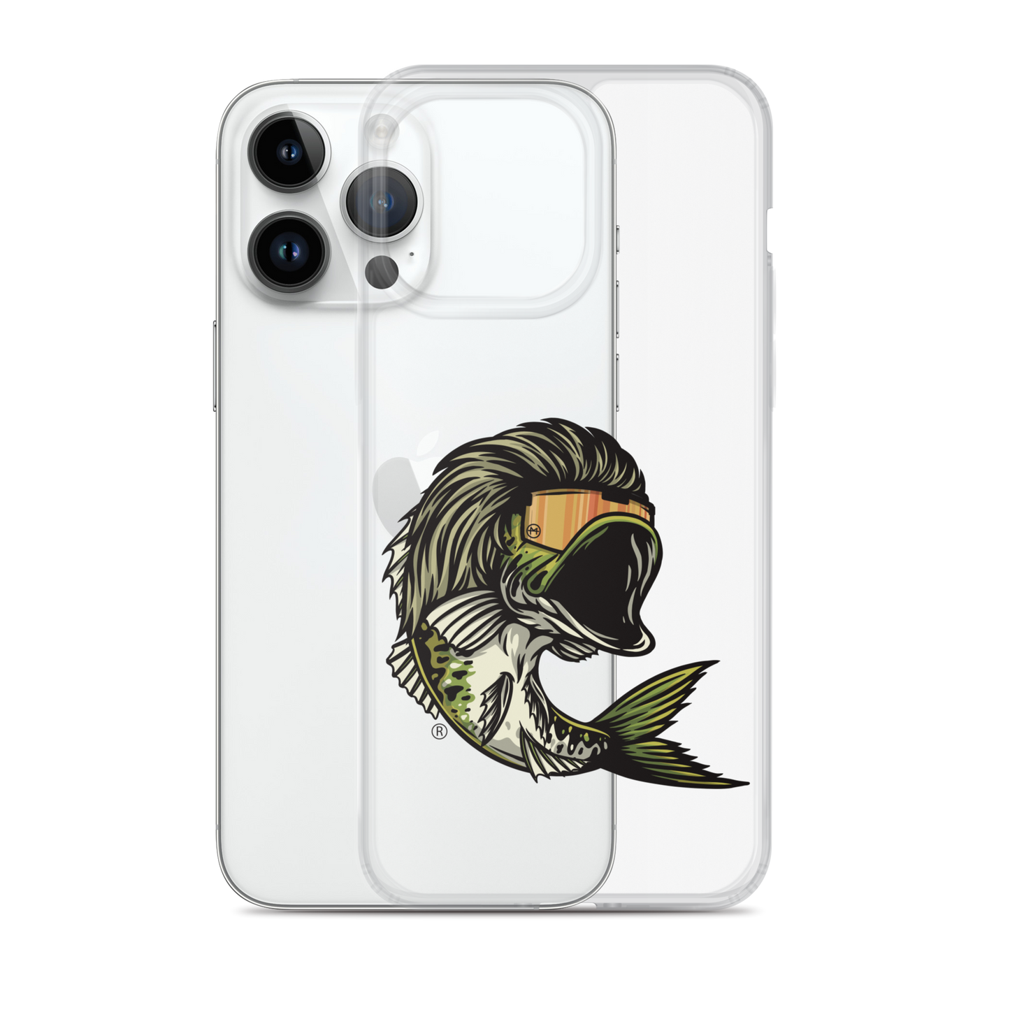 Bass Mullet iPhone Case - Clear