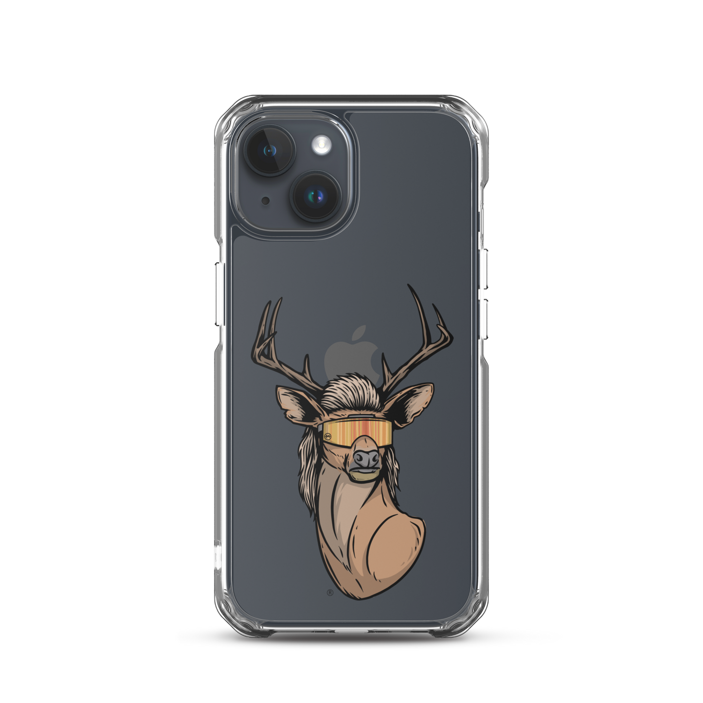 Deer Mullet 2.0 iPhone Case - Clear