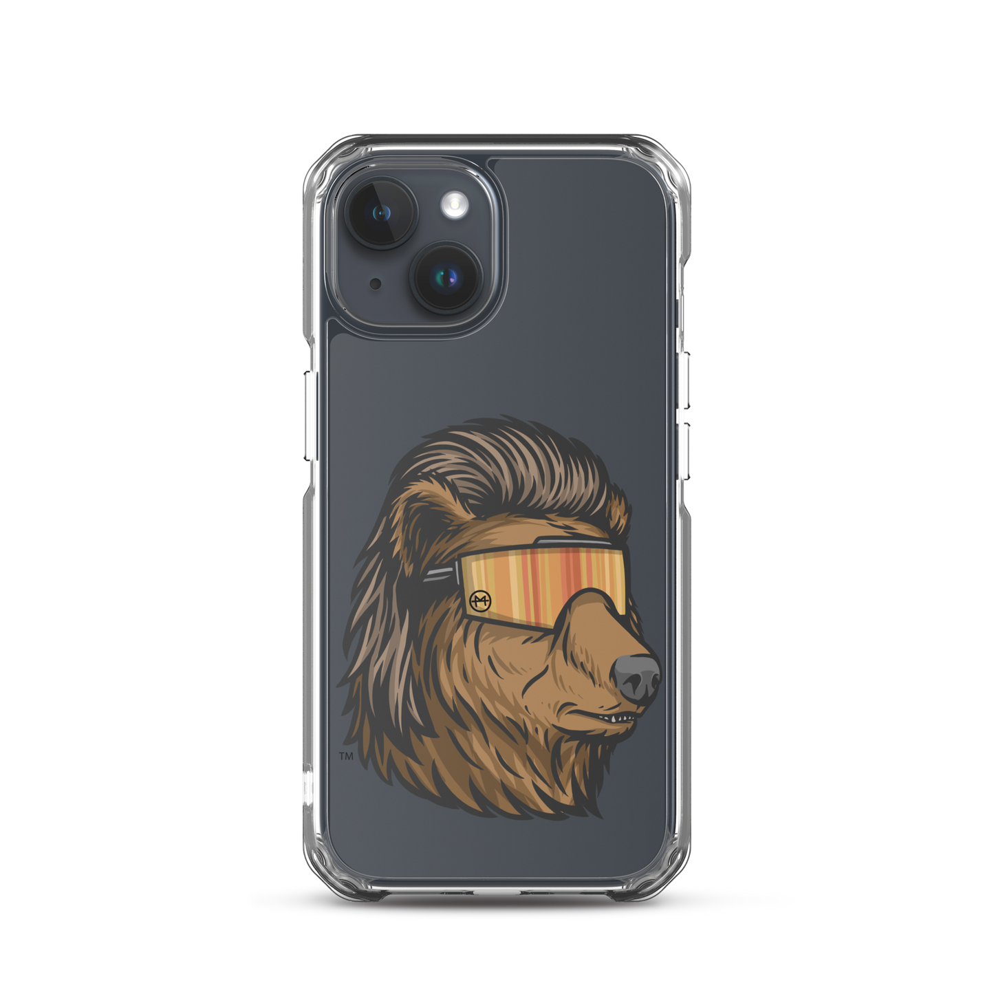 Bear Mullet iPhone Case - Clear