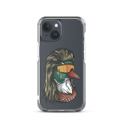 Duck Mullet iPhone Case - Clear
