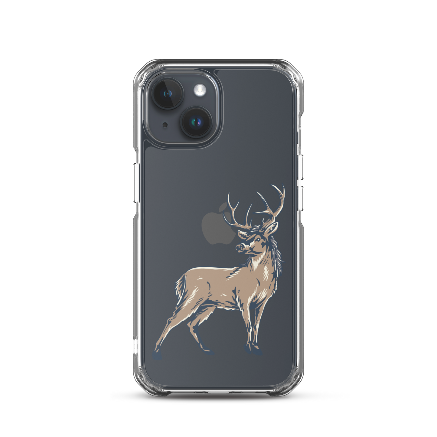 Deer Mullet Standing iPhone® Case - Clear