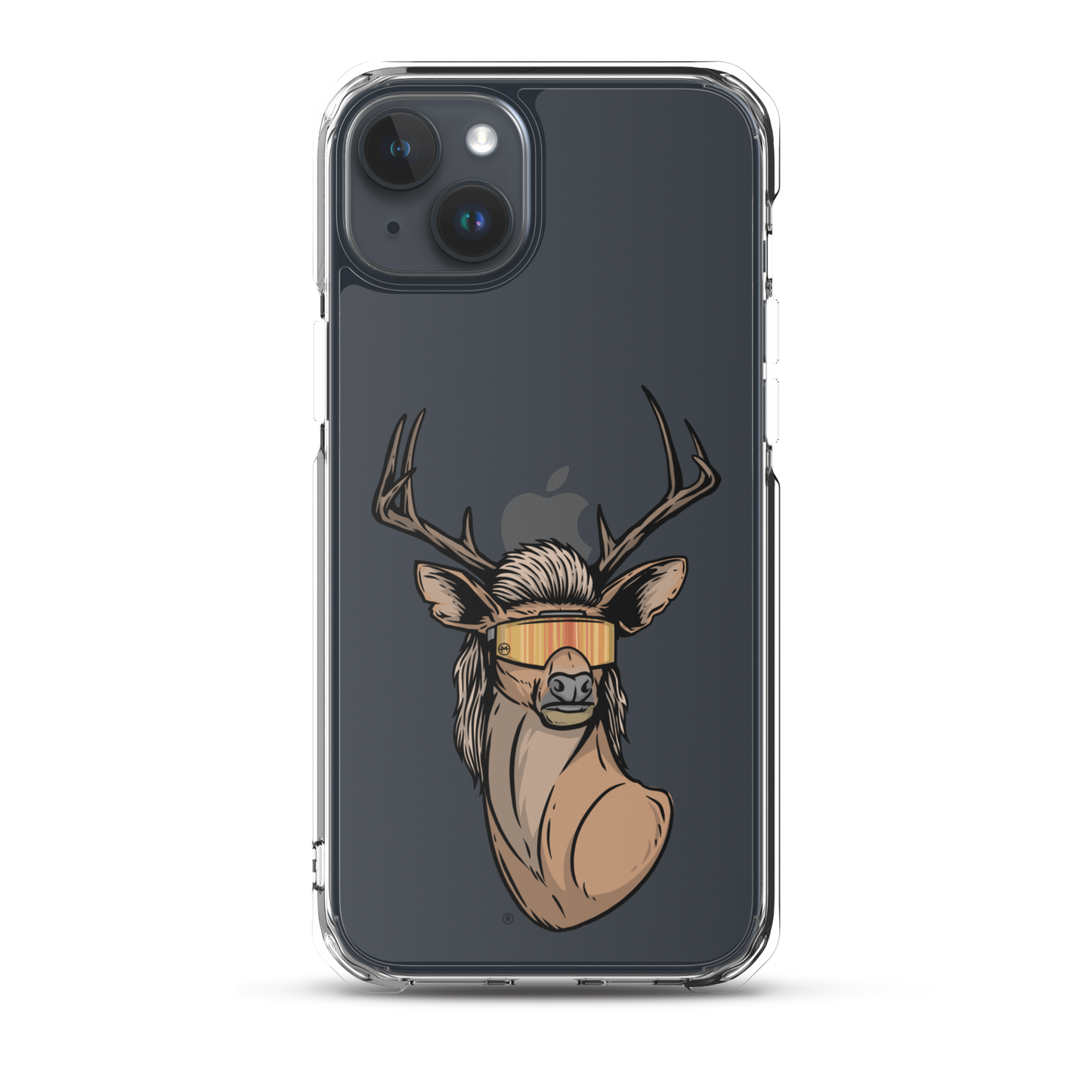 Deer Mullet 2.0 iPhone Case - Clear