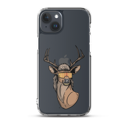 Deer Mullet 2.0 iPhone Case - Clear