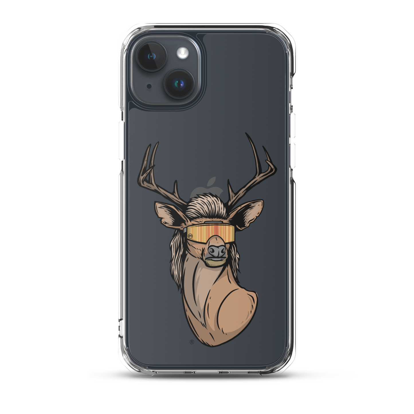 Deer Mullet 2.0 iPhone Case - Clear