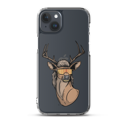 Deer Mullet 2.0 iPhone Case - Clear