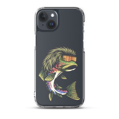 Trout Mullet iPhone Case - Clear