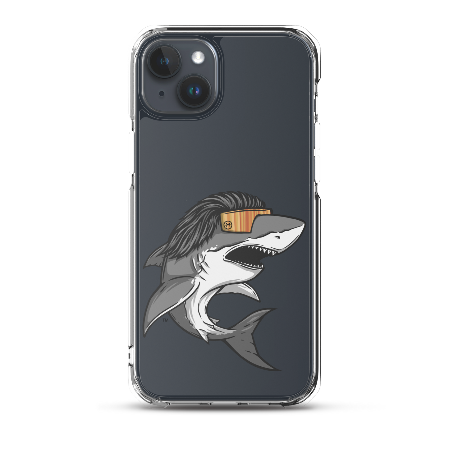Shark Mullet iPhone Case - Clear
