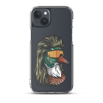 Duck Mullet iPhone Case - Clear