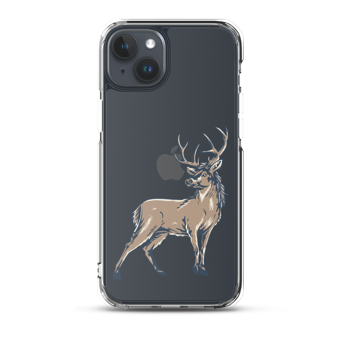 Deer Mullet Standing iPhone® Case - Clear