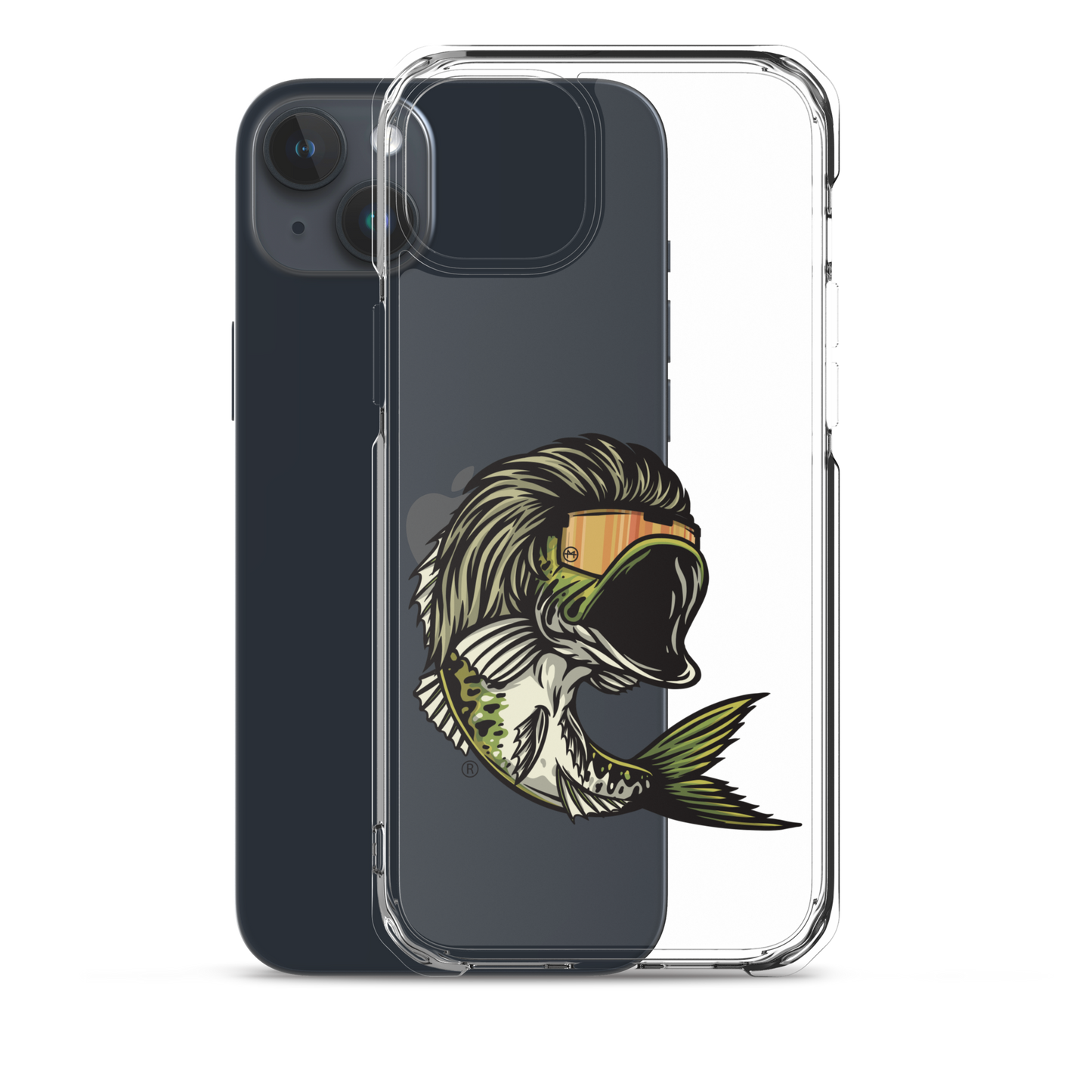 Bass Mullet iPhone Case - Clear