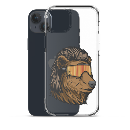 Bear Mullet iPhone Case - Clear