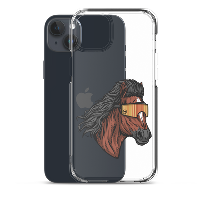 Horse Mullet iPhone Case - Clear