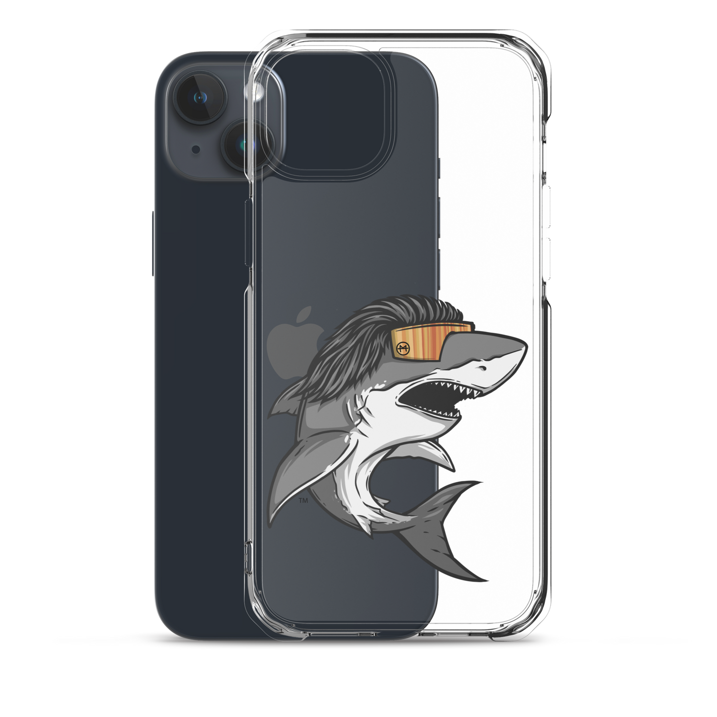Shark Mullet iPhone Case - Clear