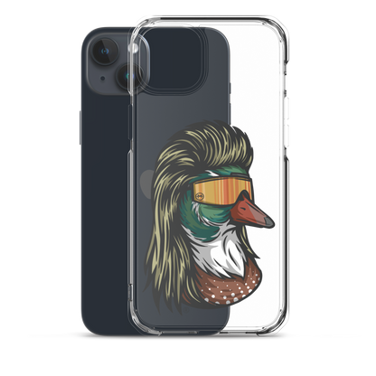 Duck Mullet iPhone Case - Clear