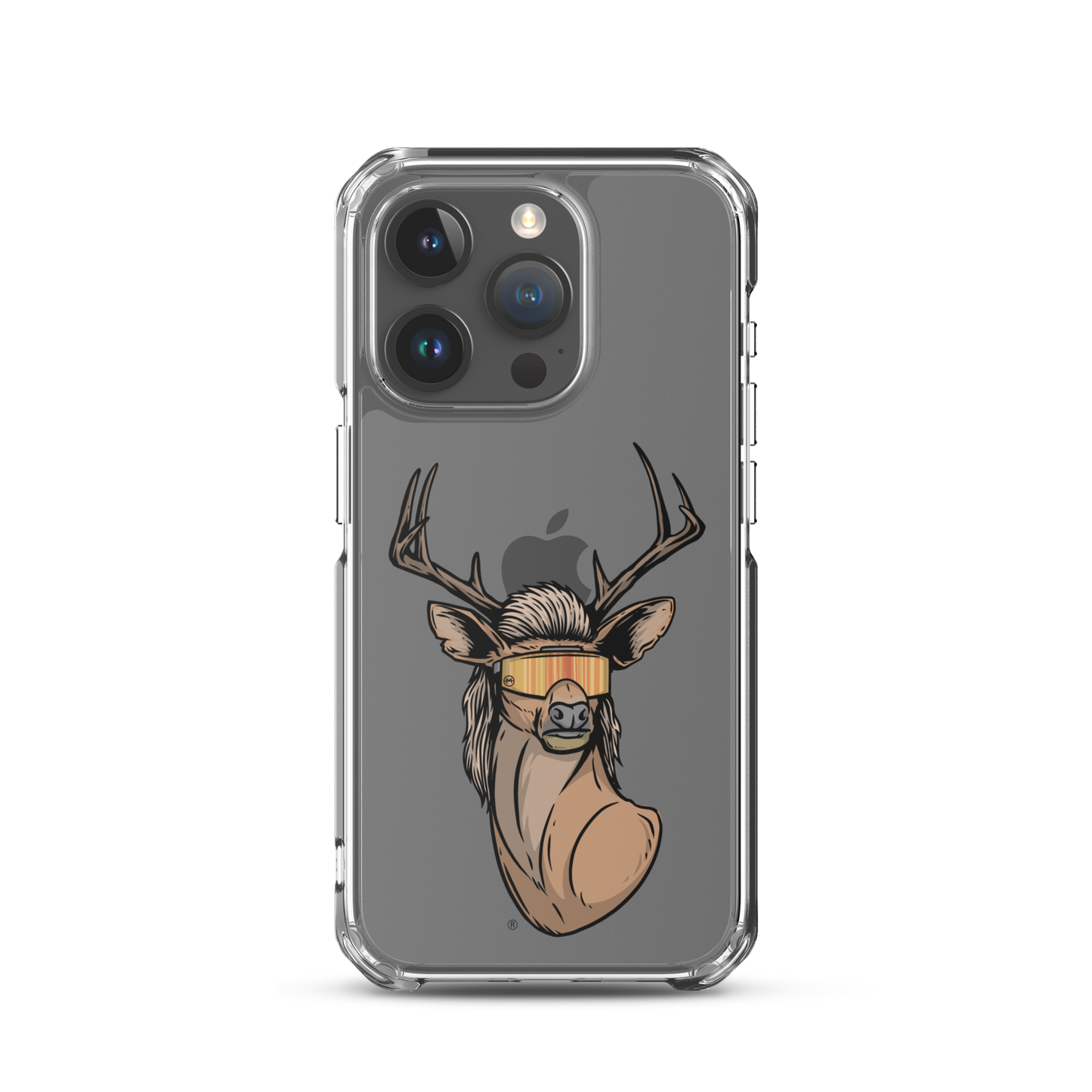 Deer Mullet 2.0 iPhone Case - Clear