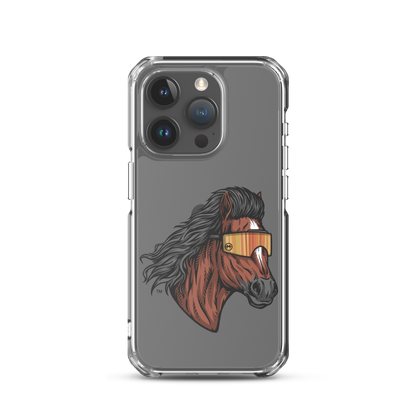 Horse Mullet iPhone Case - Clear