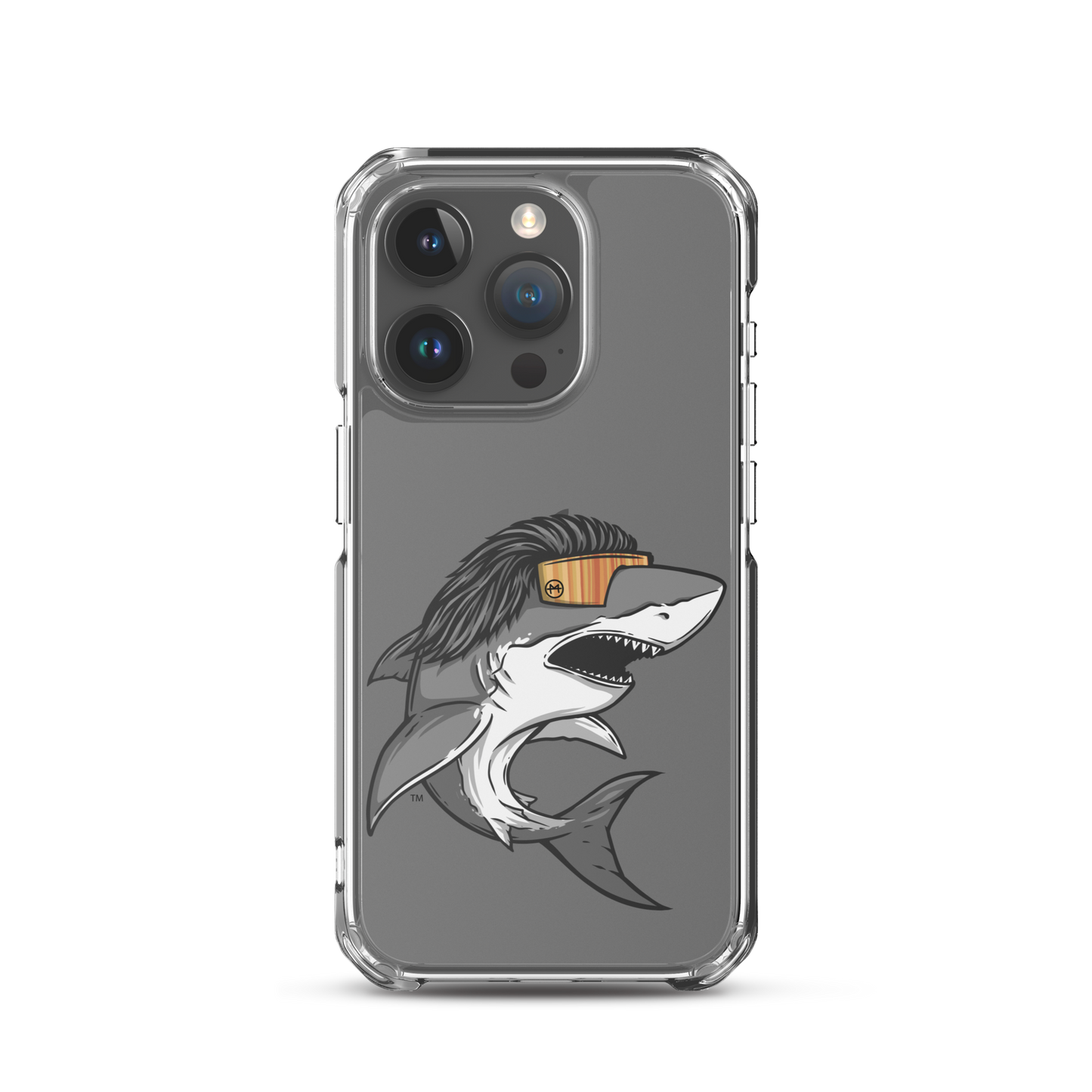 Shark Mullet iPhone Case - Clear