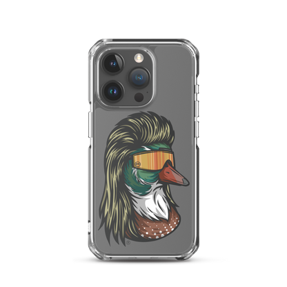 Duck Mullet iPhone Case - Clear