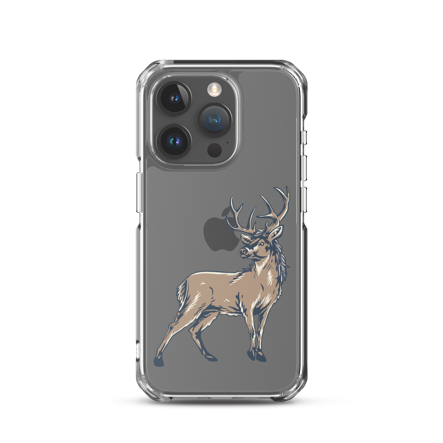 Deer Mullet Standing iPhone® Case - Clear
