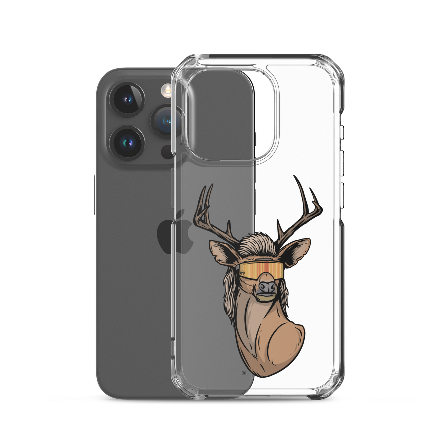 Deer Mullet 2.0 iPhone Case - Clear