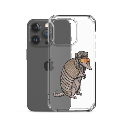 Armadillo Mullet iPhone Case - Clear