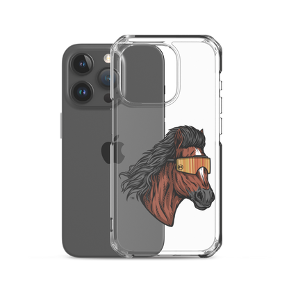 Horse Mullet iPhone Case - Clear