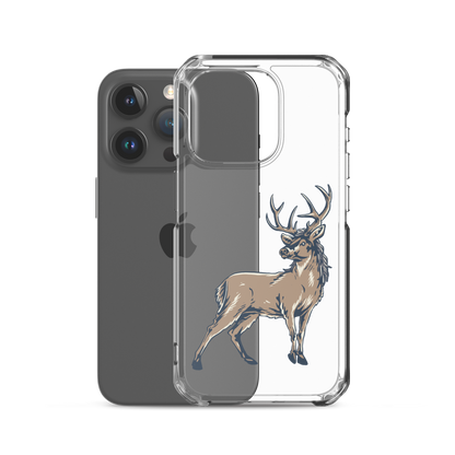 Deer Mullet Standing iPhone® Case - Clear